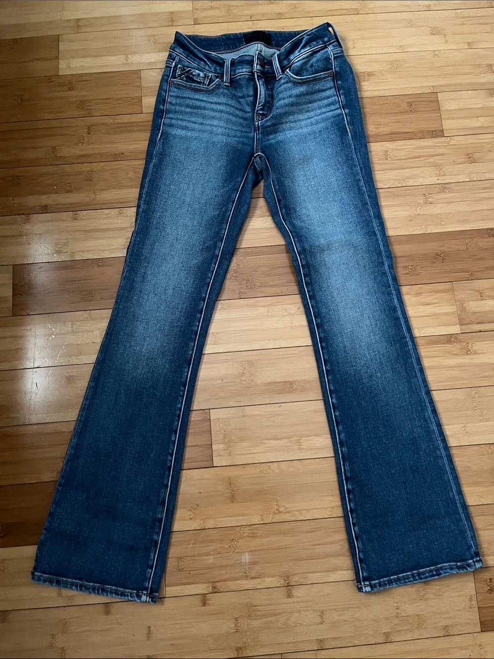 Buckle black jeans
